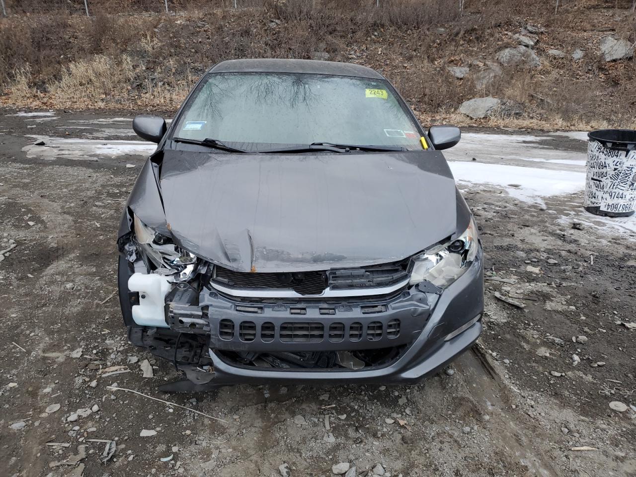 2010 Honda Insight VIN JHMZE2H59AS040084 Copart auction photo, all over / front end damage thumbnail 5