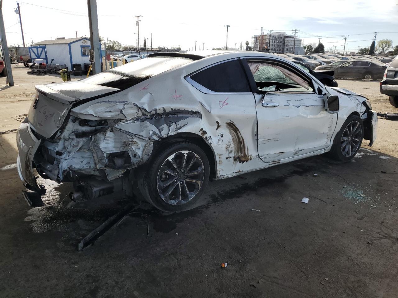2013 Honda Accord VIN 1HGCT2B89DA008103 Copart auction photo, all over damage thumbnail 3