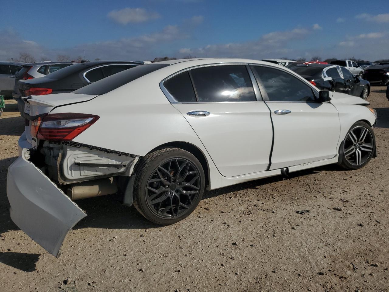 2016 Honda Accord VIN 1HGCR2F50GA047763 Copart auction photo, all over damage thumbnail 3