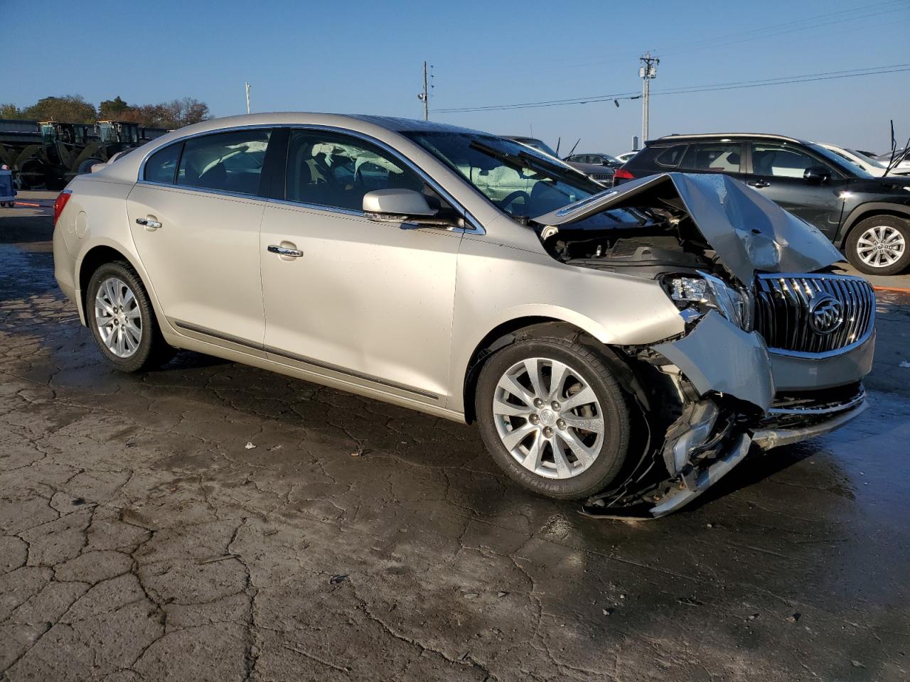 2014 Buick LaCrosse VIN 1G4GB5GR4EF259679 Copart auction photo, front end / minor dent/scratches damage thumbnail 4