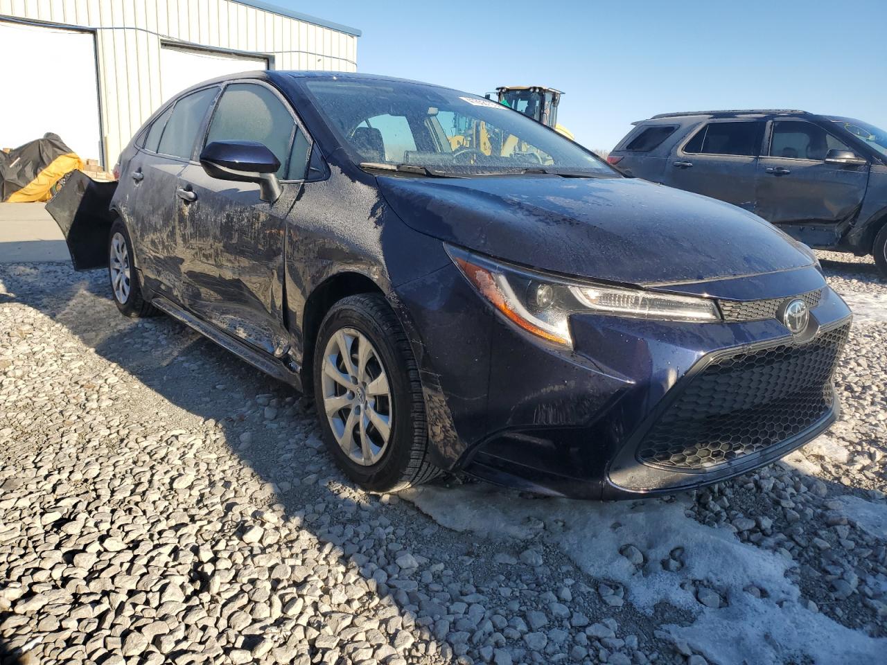 2021 Toyota Corolla VIN 5YFEPMAE1MP229866 Copart auction photo, side / rear end damage thumbnail 4