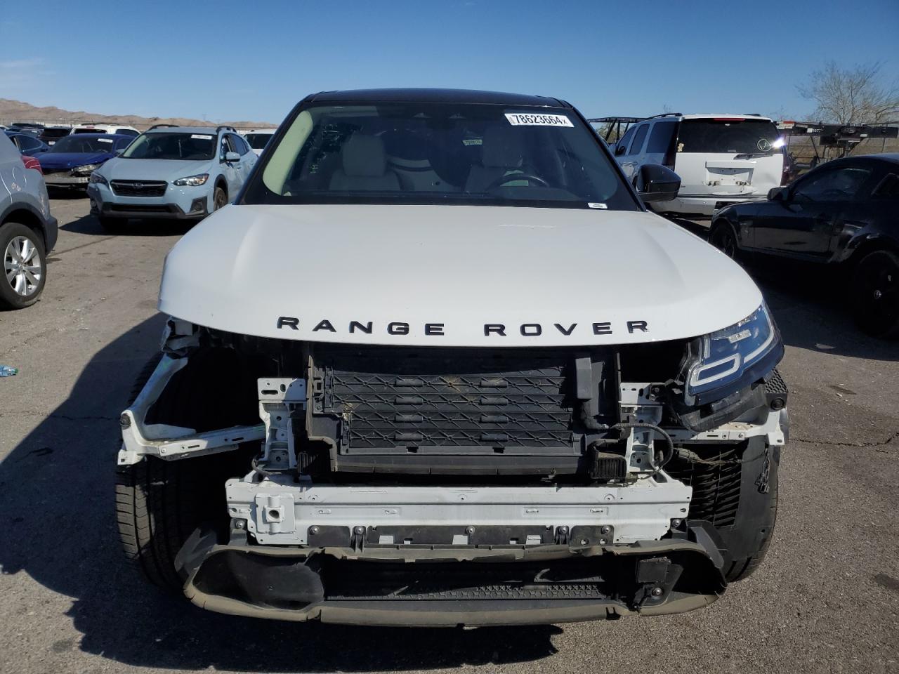 2023 Land Rover Range Rover VIN SALYJ2EX4MA311182 Copart auction photo, front end damage thumbnail 5