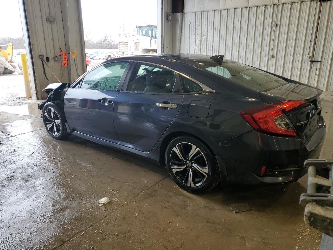 2018 Honda Civic VIN 19XFC1F90JE001400 Copart auction photo, front end damage thumbnail 2