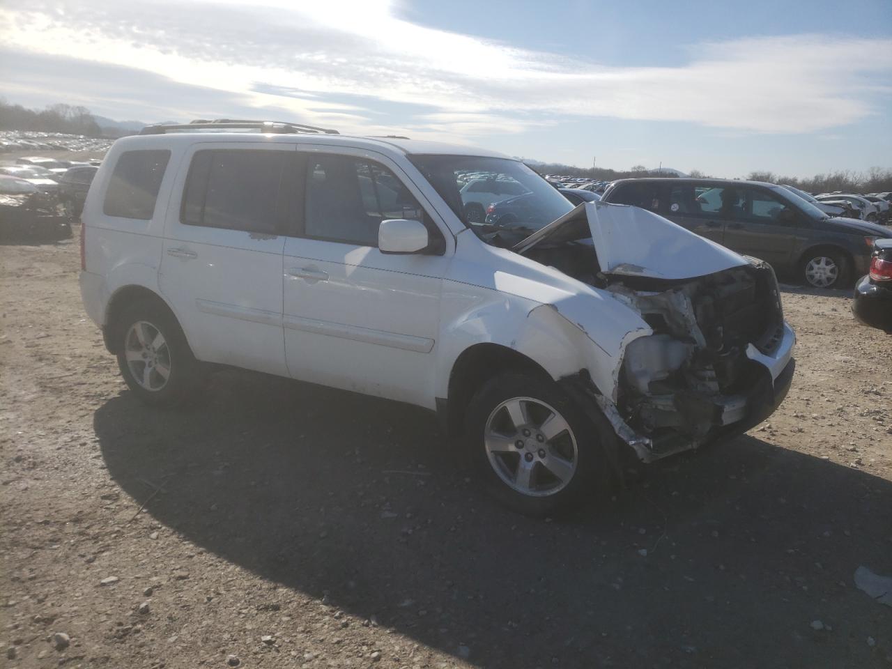 2010 Honda Pilot VIN 5FNYF3H4XAB009267 Copart auction photo, front end / side damage thumbnail 4