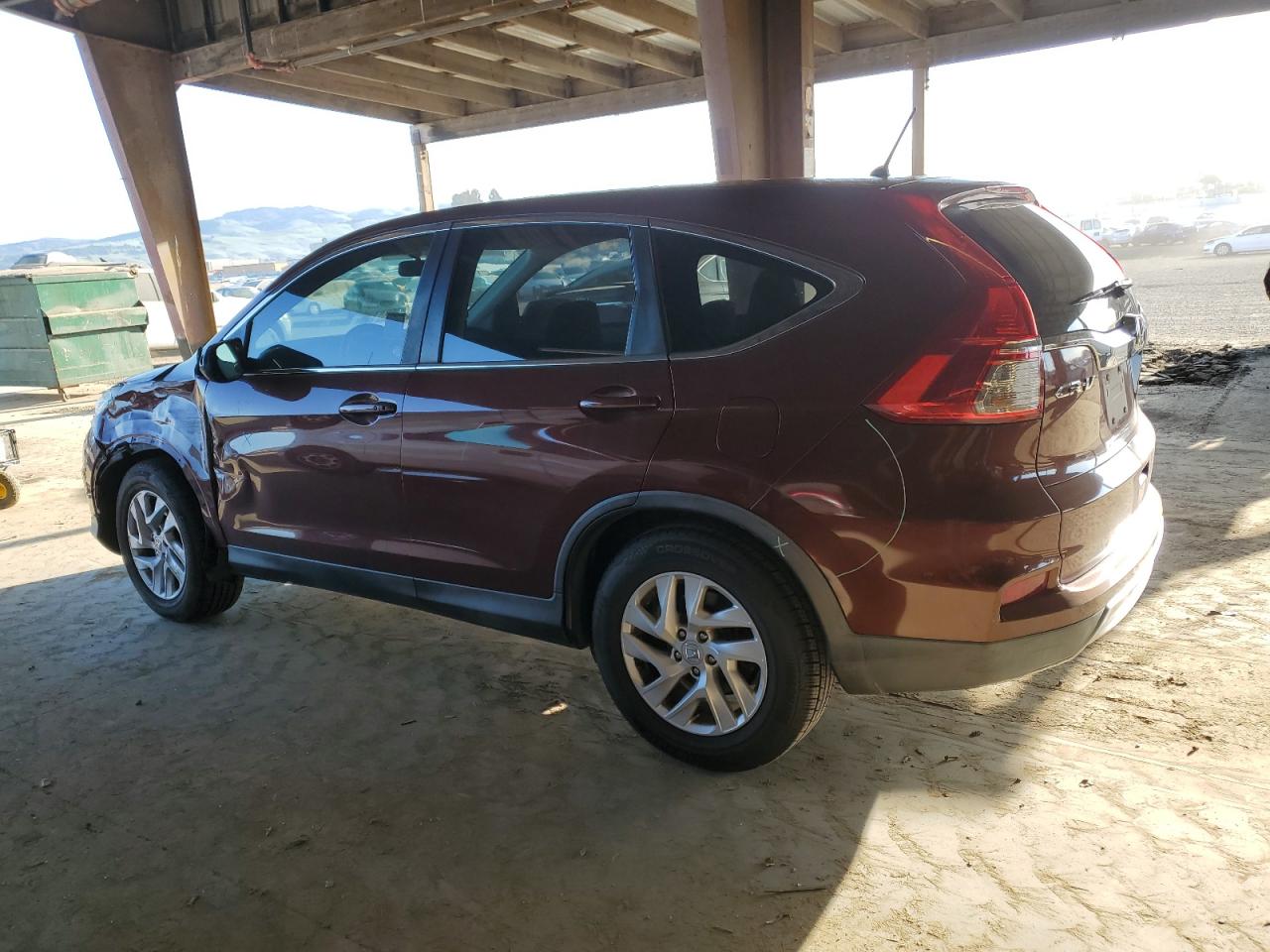 2015 Honda CR-V VIN 2HKRM3H50FH503701 Copart auction photo, front end / side damage thumbnail 2