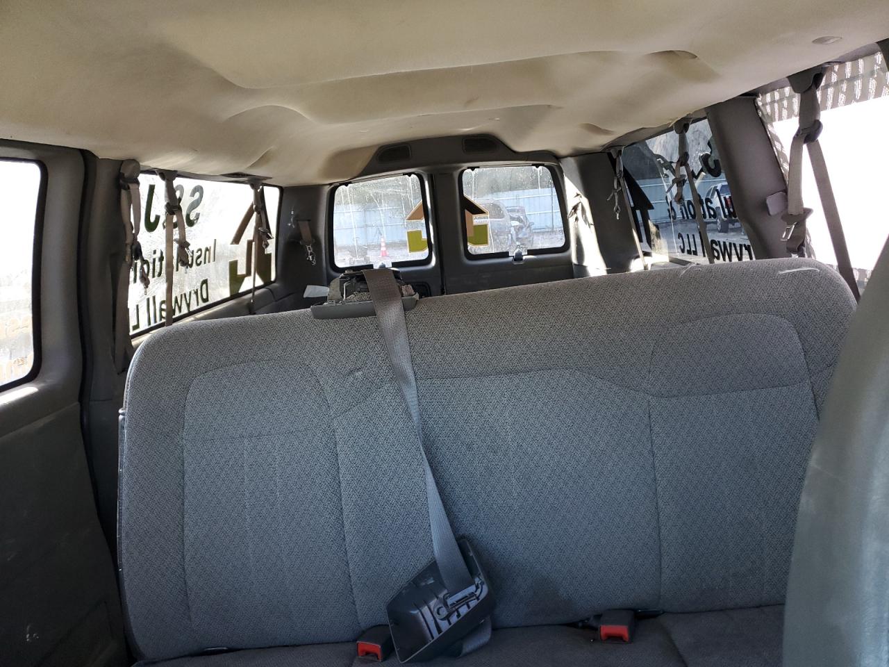2011 Chevrolet Express VIN 1GAZG1FG8B1155267 Copart auction photo, side damage thumbnail 10