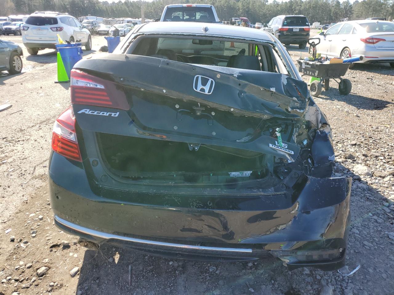 2016 Honda Accord VIN 1HGCR3F91GA027224 Copart auction photo, all over damage thumbnail 6