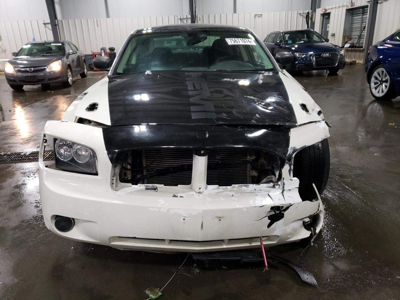 2009 Dodge Charger VIN 2B3KA43T99H597615 Copart auction photo, front end / side damage thumbnail 5