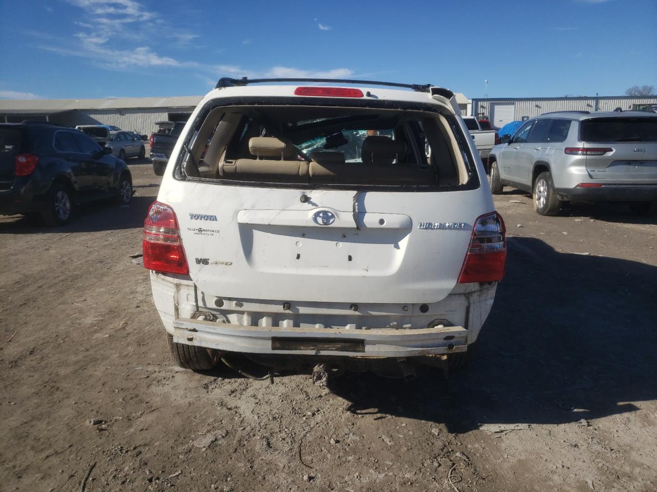 2003 Toyota Highlander VIN JTEHF21A530147323 Copart auction photo, all over damage thumbnail 6