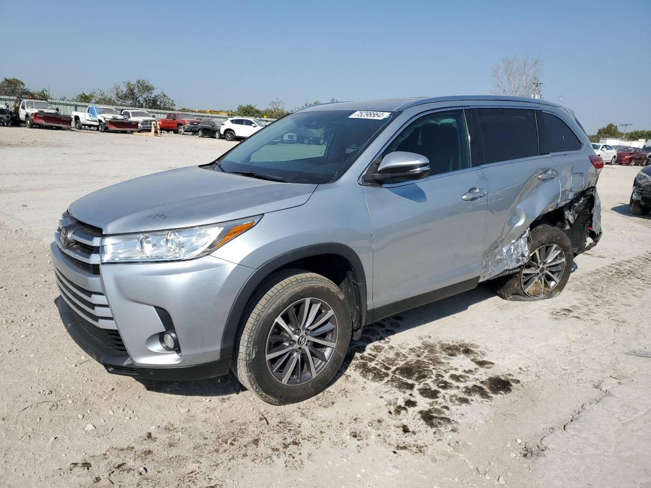 2019 Toyota Highlander VIN 5TDJZRFH5KS568997