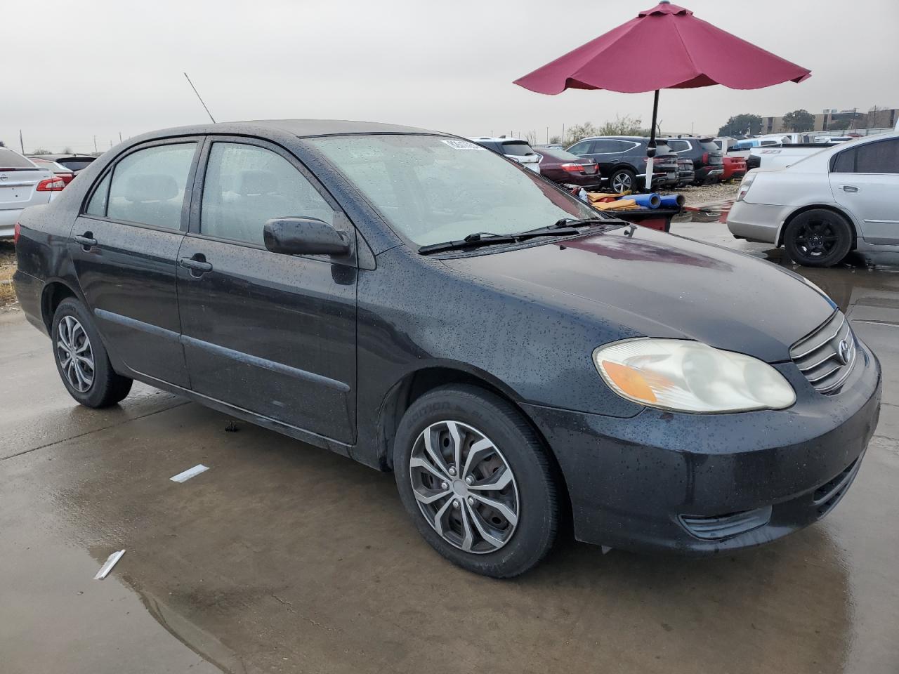 2004 Toyota Corolla VIN 1NXBR32E04Z283812 Copart auction photo, hail damage thumbnail 4