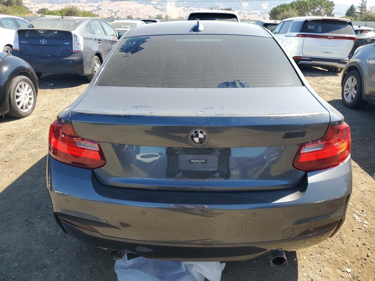 2016 BMW M2 VIN WBA1J7C55GV290134 Copart auction photo, side damage thumbnail 6