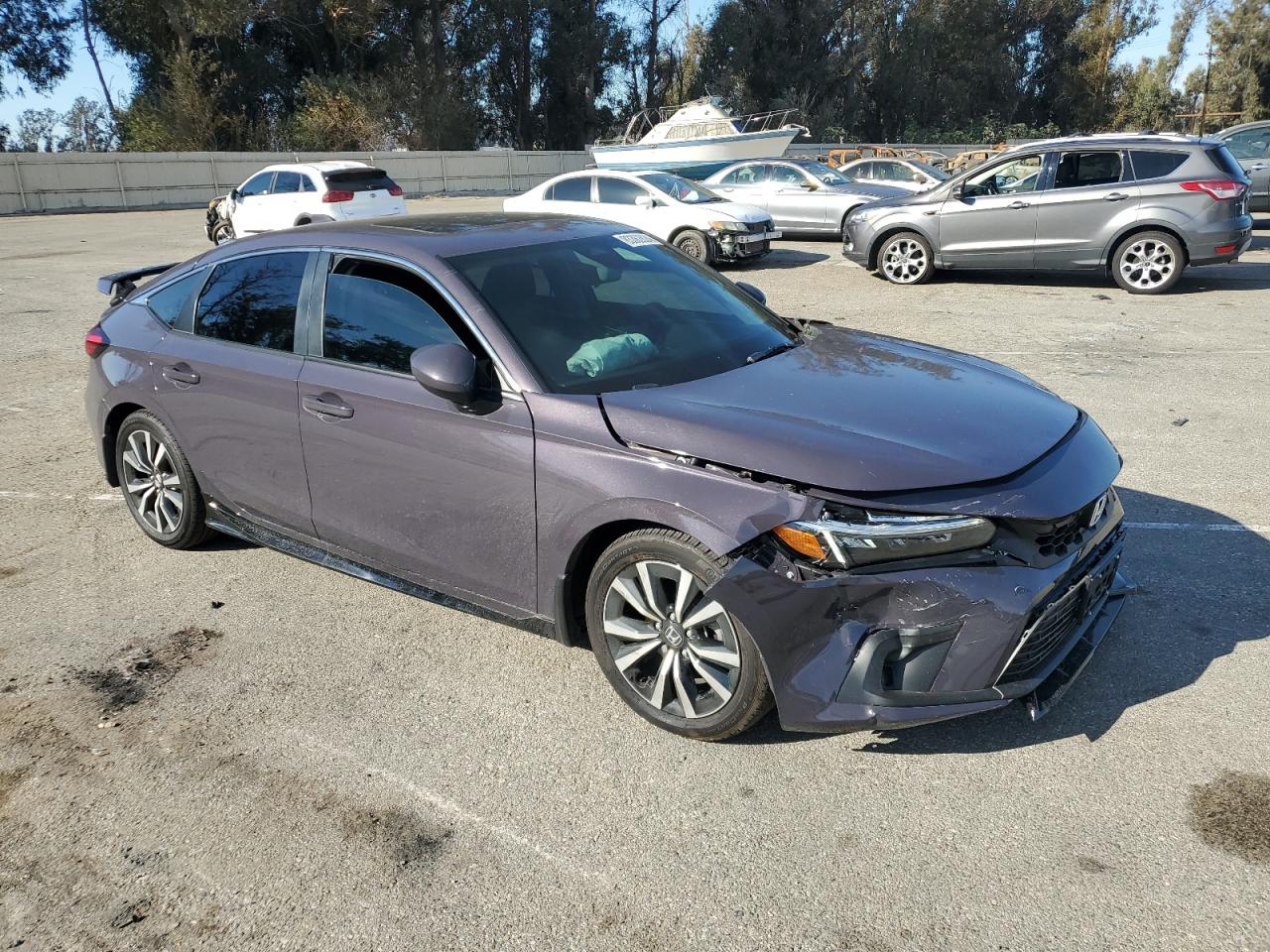 2024 Honda Civic VIN 19XFL1H76RE019844 Copart auction photo, front end / mechanical damage thumbnail 4