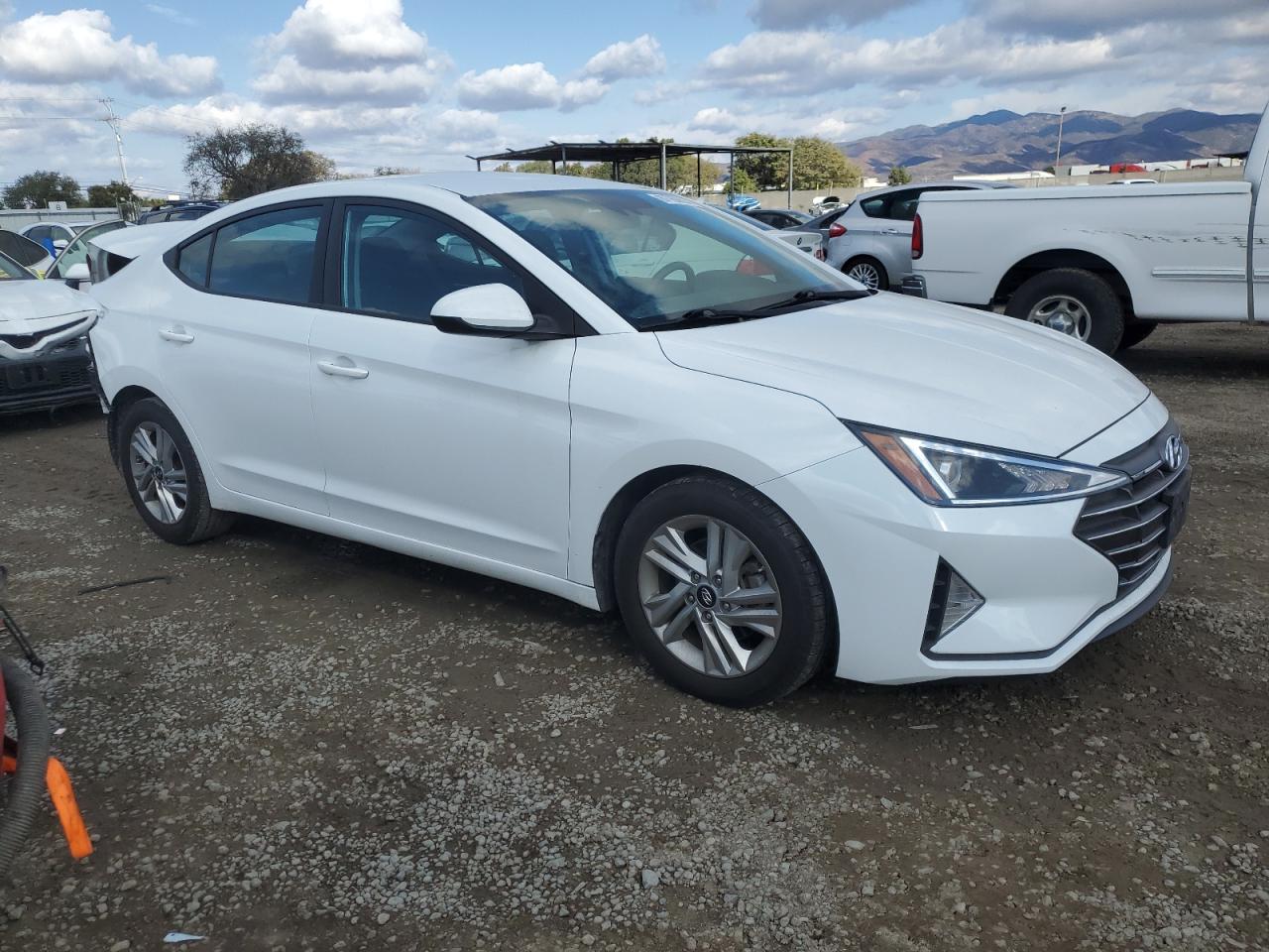 2020 Hyundai Elantra VIN 5NPD84LFXLH538942 Copart auction photo, rear end damage thumbnail 4