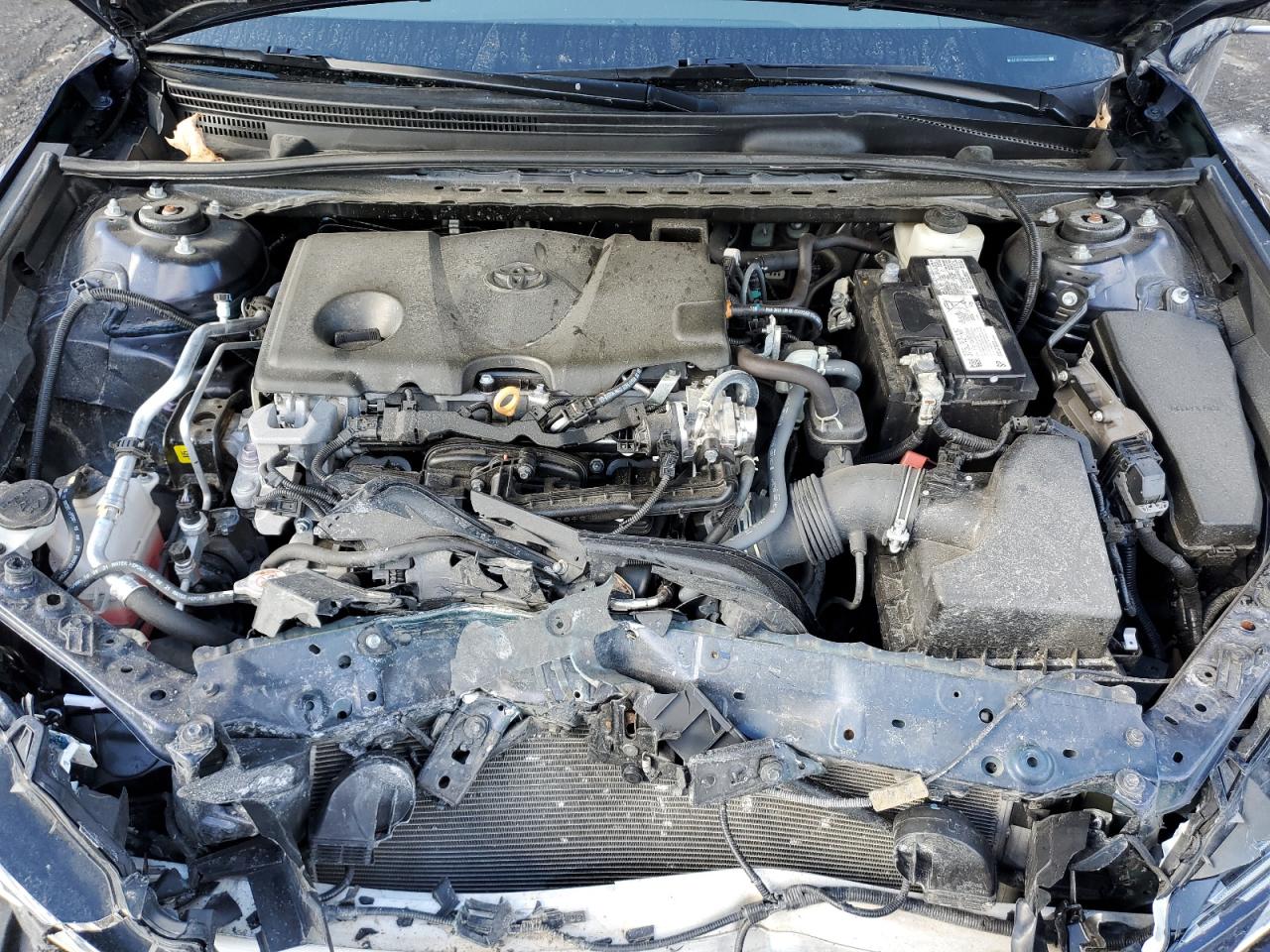 2022 Toyota Camry VIN 4T1F11BK5NU055065 Copart auction photo, front end / minor dent/scratches damage thumbnail 12