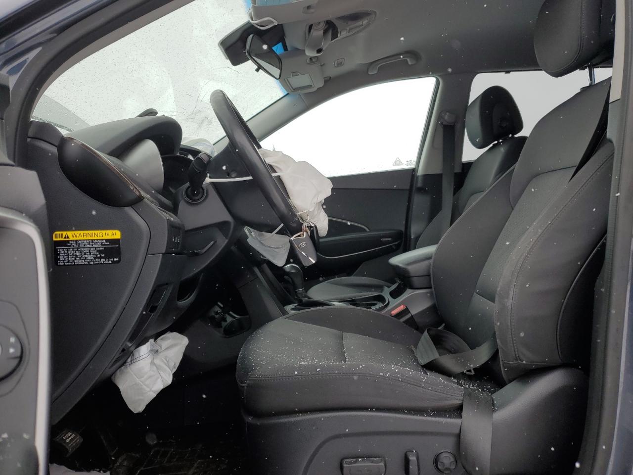 2017 Hyundai Santa Fe VIN KM8SNDHF8HU196747 Copart auction photo, front end damage thumbnail 7