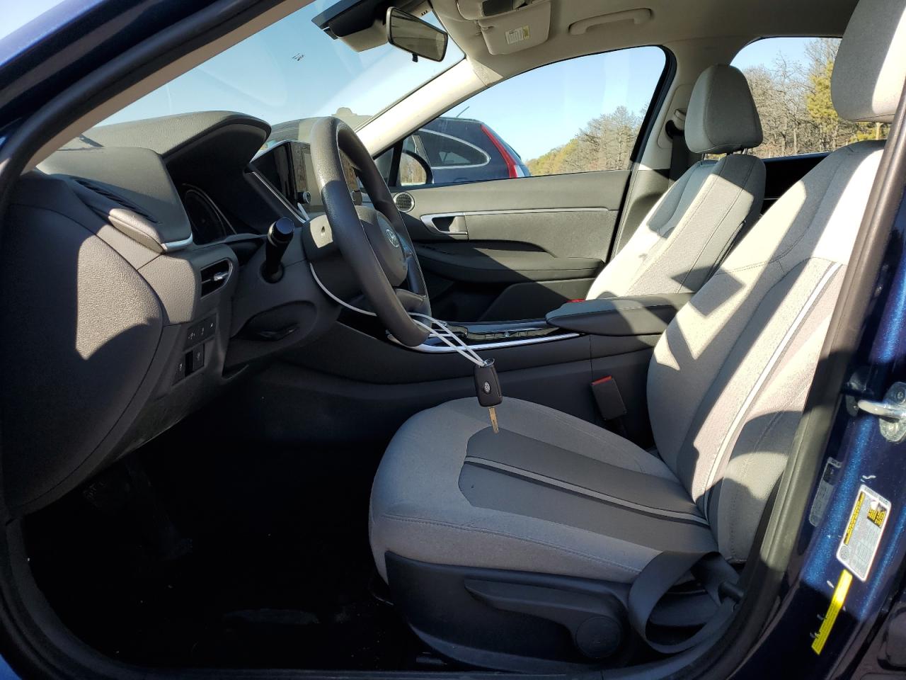 2020 Hyundai Sonata VIN 5NPEG4JA6LH001614 Copart auction photo, rear end / side damage thumbnail 7