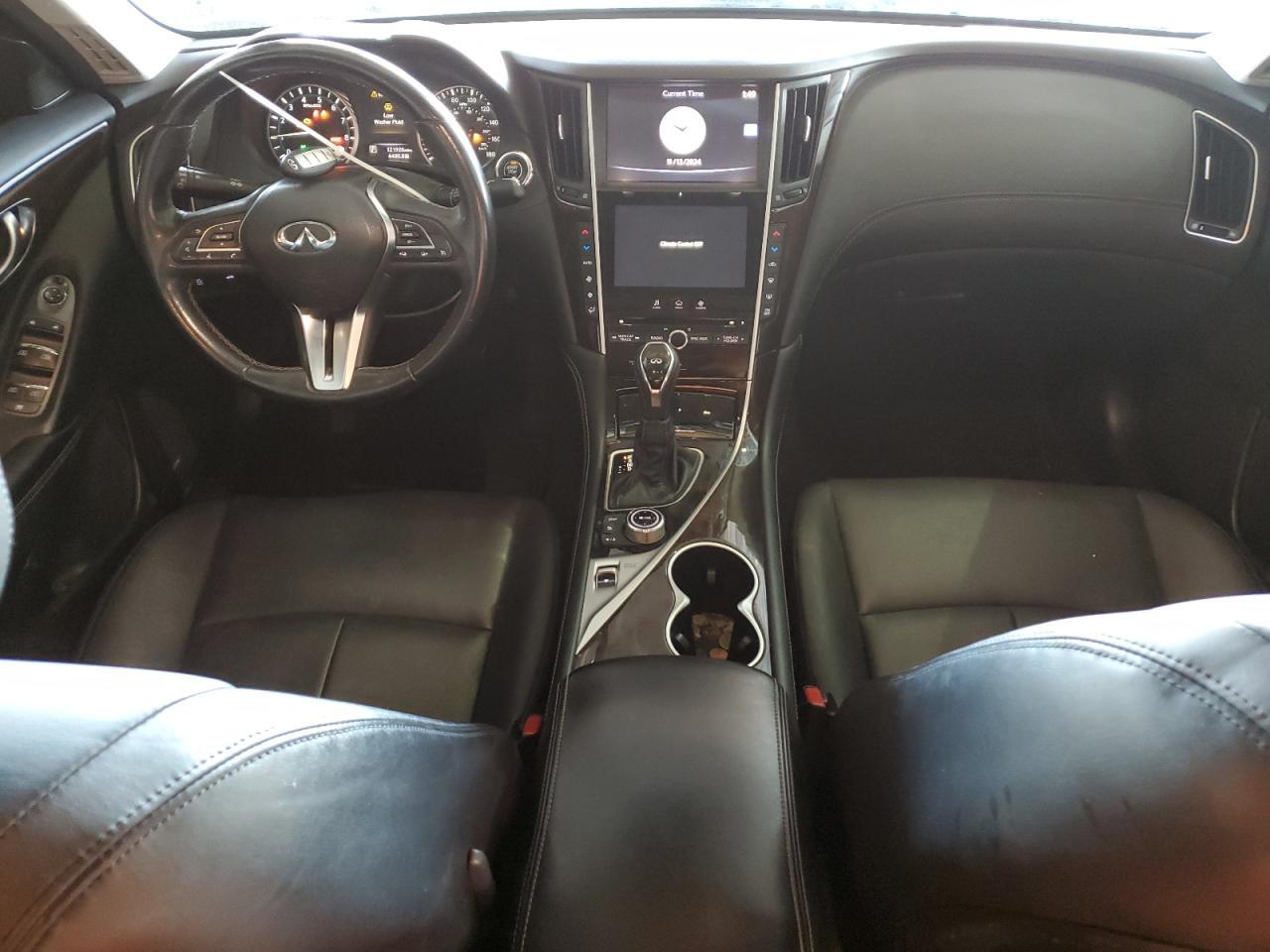 2018 Infiniti Q50 VIN JN1EV7AP5JM363757 Copart auction photo, front end / side damage thumbnail 8