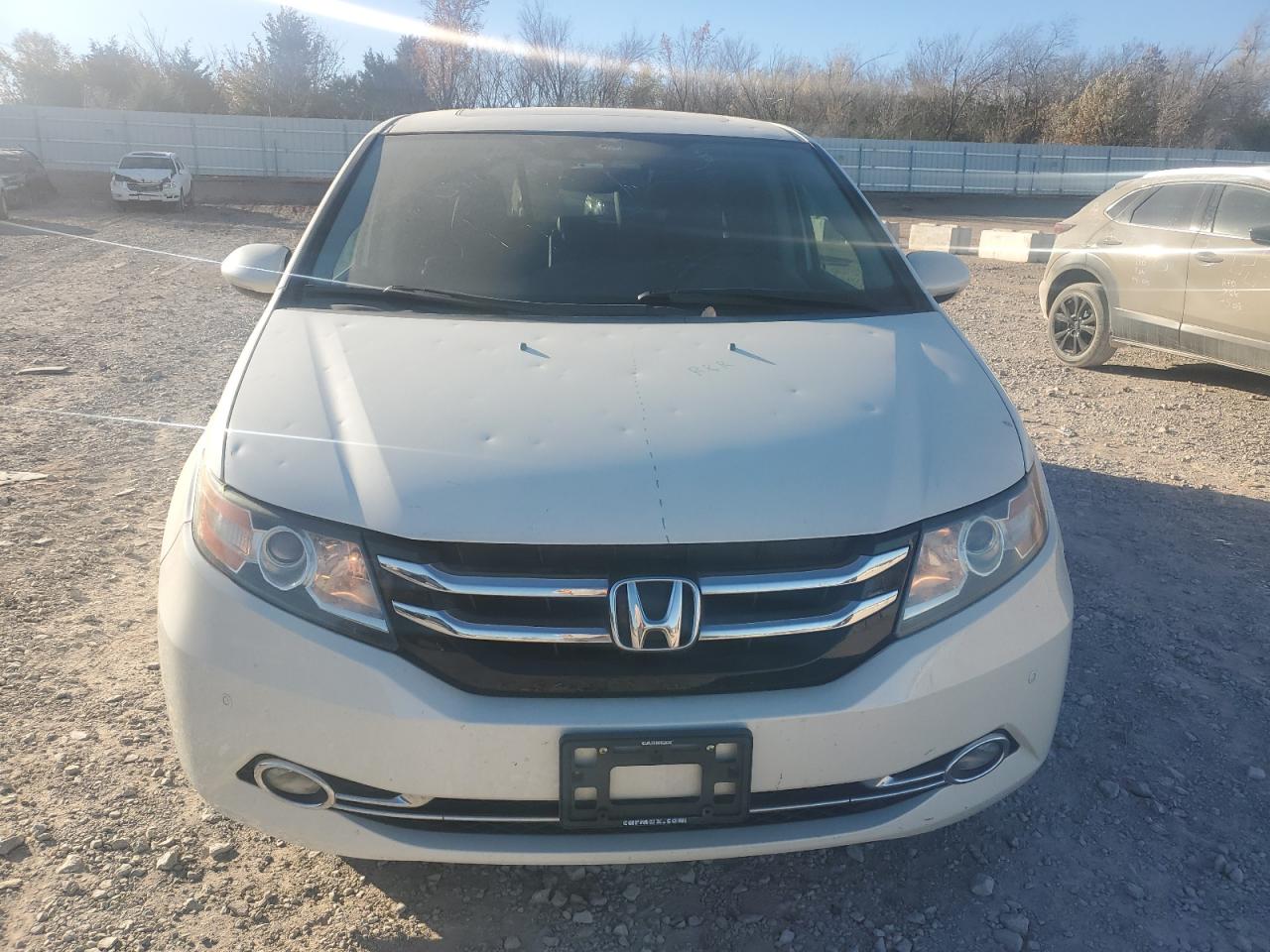 2016 Honda Odyssey VIN 5FNRL5H93GB068366 Copart auction photo, hail / minor dent/scratches damage thumbnail 5