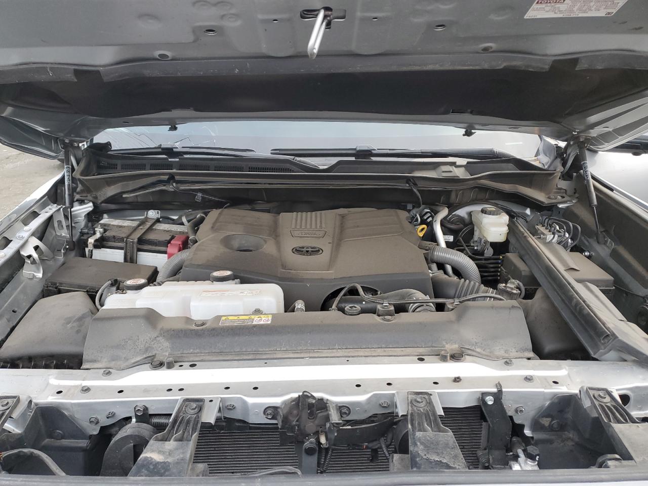 2023 Toyota Tundra VIN 5TFNA5EC1PX018253 Copart auction photo, front end / side damage thumbnail 11