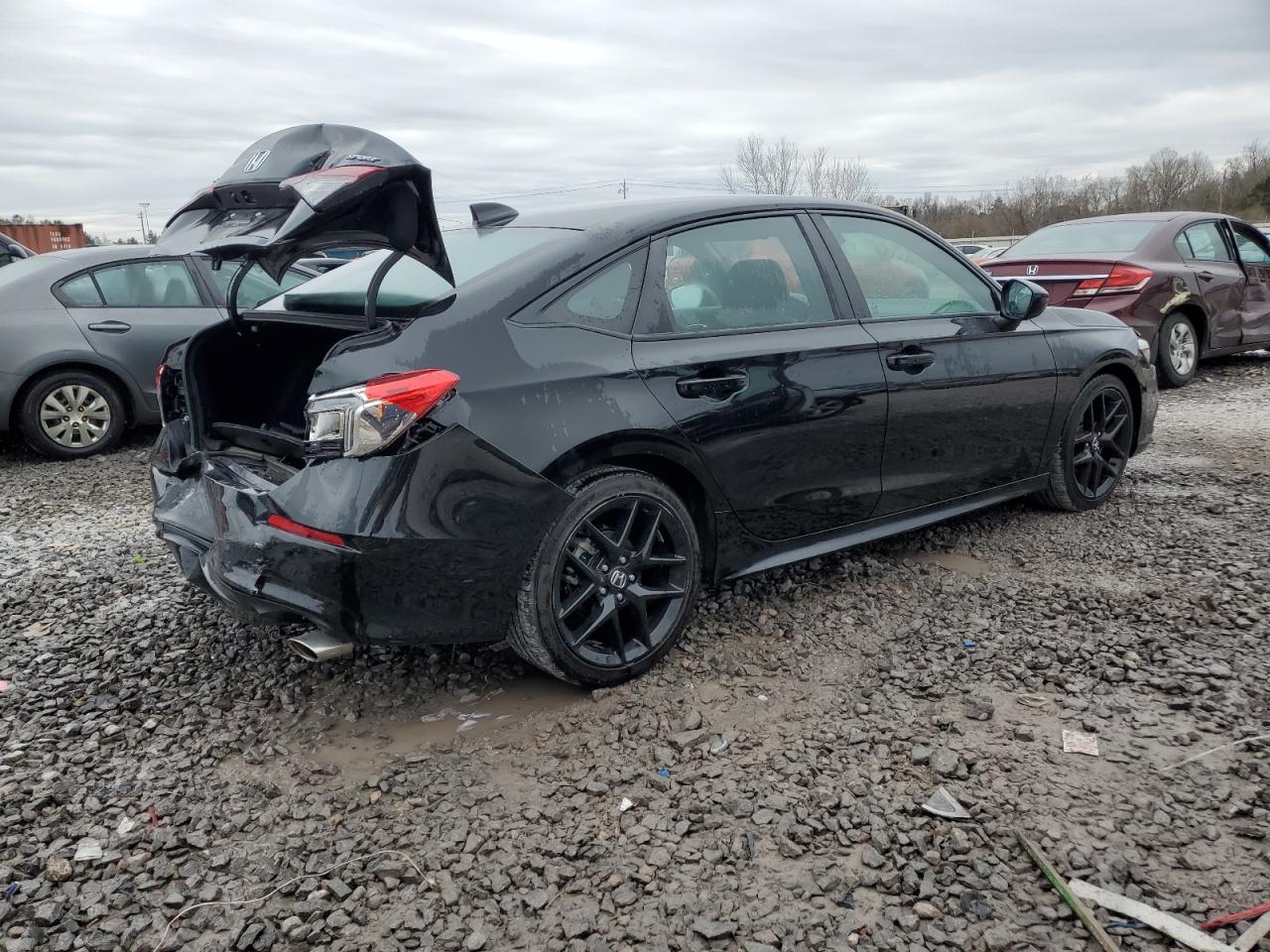 2023 Honda Civic VIN 2HGFE2F51PH511248 Copart auction photo, rear end damage thumbnail 3