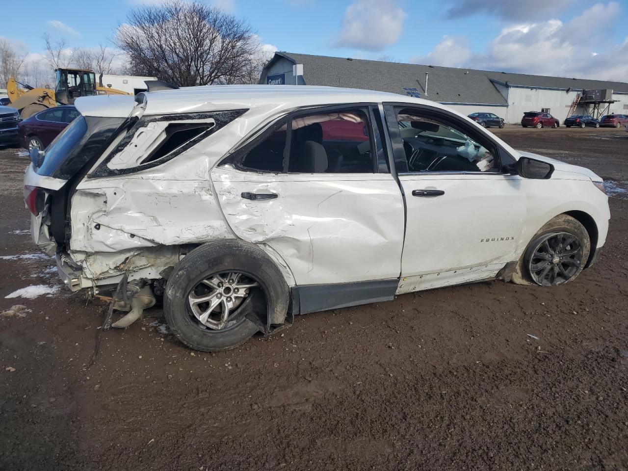 2020 Chevrolet Equinox VIN 3GNAXJEVXLS612317 Copart auction photo, all over damage thumbnail 3