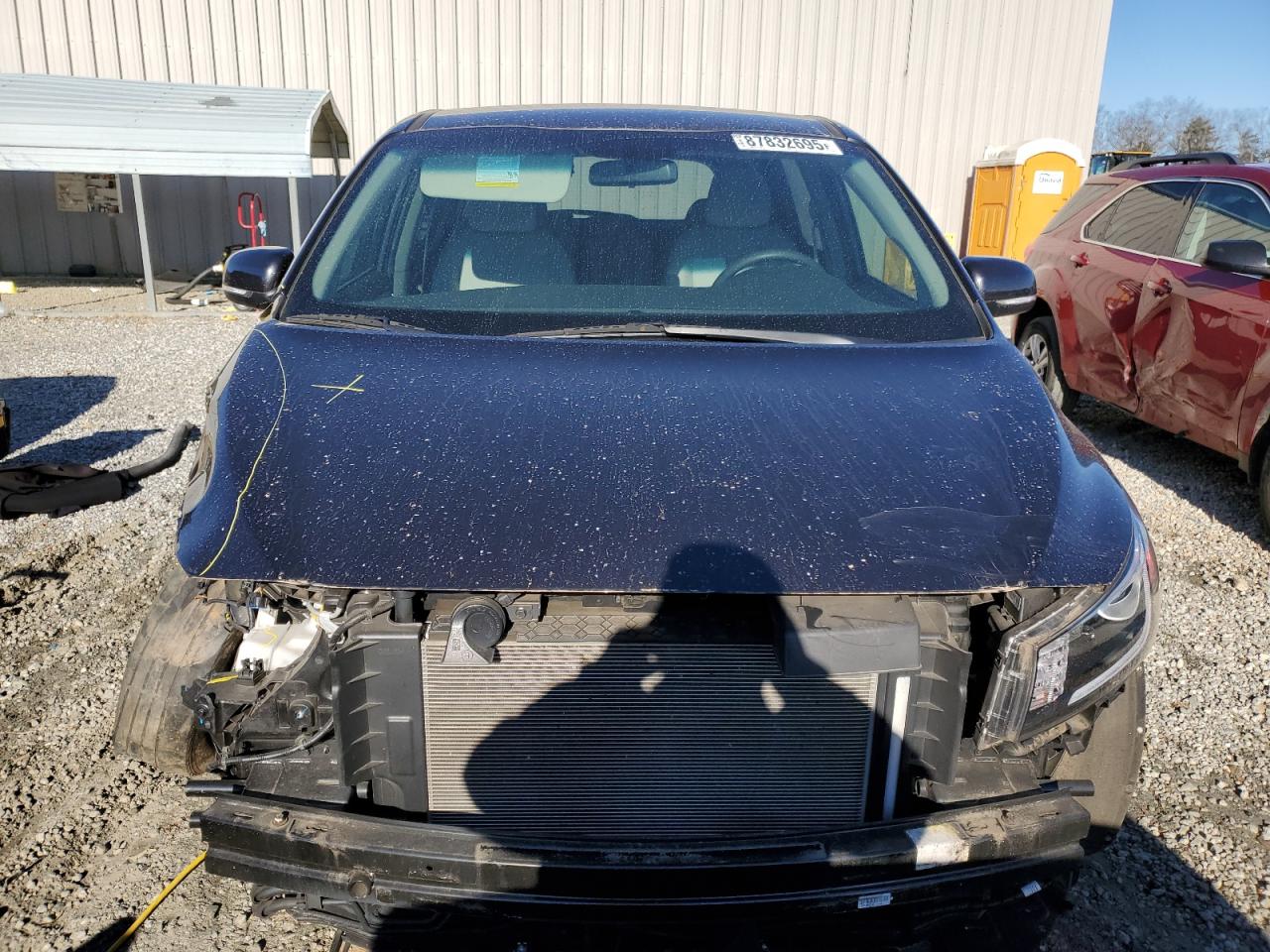 2021 KIA Sedona VIN KNDMB5C10M6673080 Copart auction photo, front end damage thumbnail 5