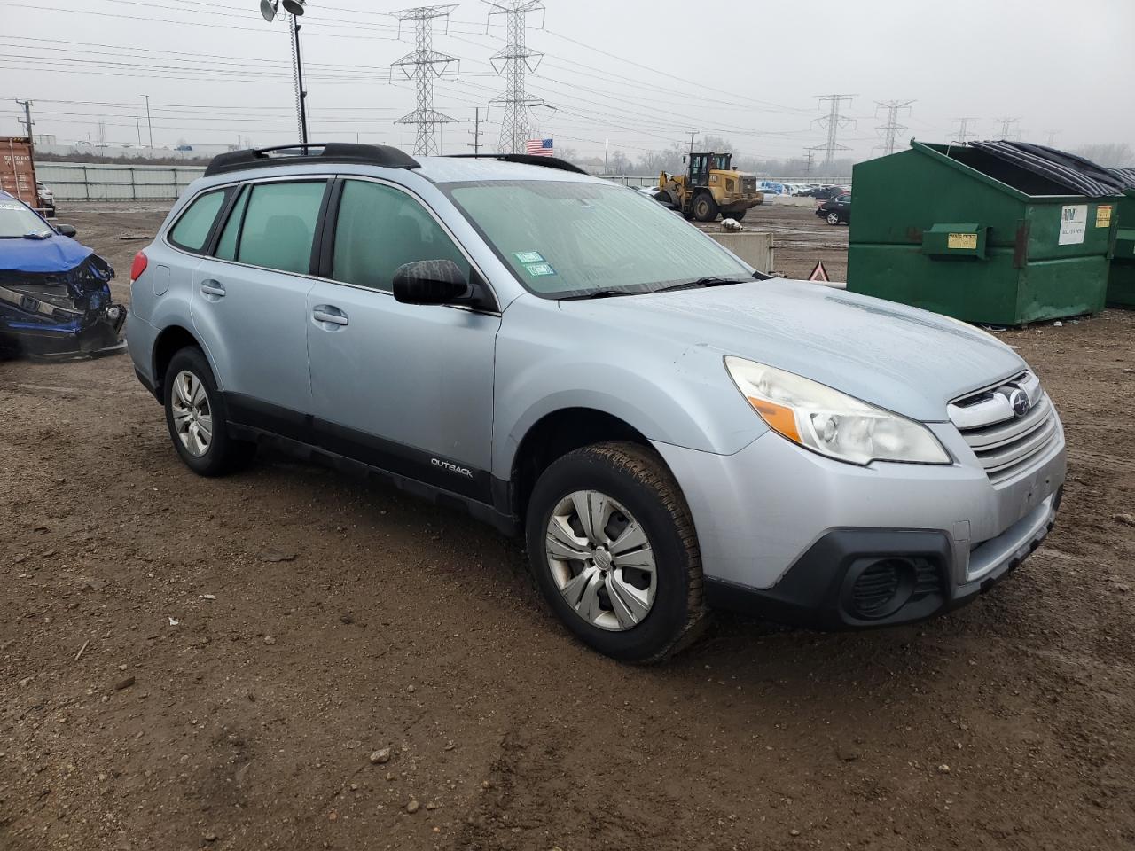 2013 Subaru Outback VIN 4S4BRCAC0D3264702 Copart auction photo, rear end / undercarriage damage thumbnail 4