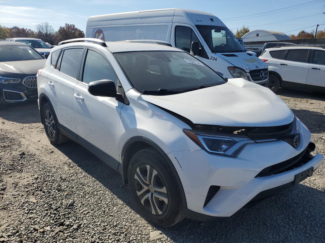 2018 Toyota RAV 4 VIN 2T3BFREV0JW848831 Copart auction photo, front end damage thumbnail 4