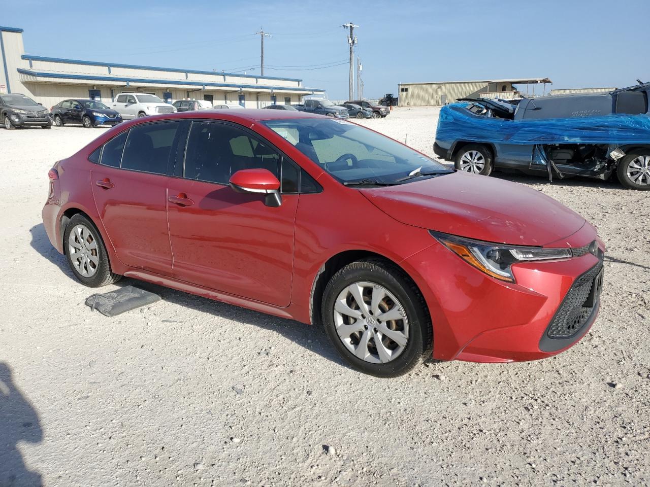 2021 Toyota Corolla VIN JTDEPMAE6MJ123384 Copart auction photo, rear end / side damage thumbnail 4