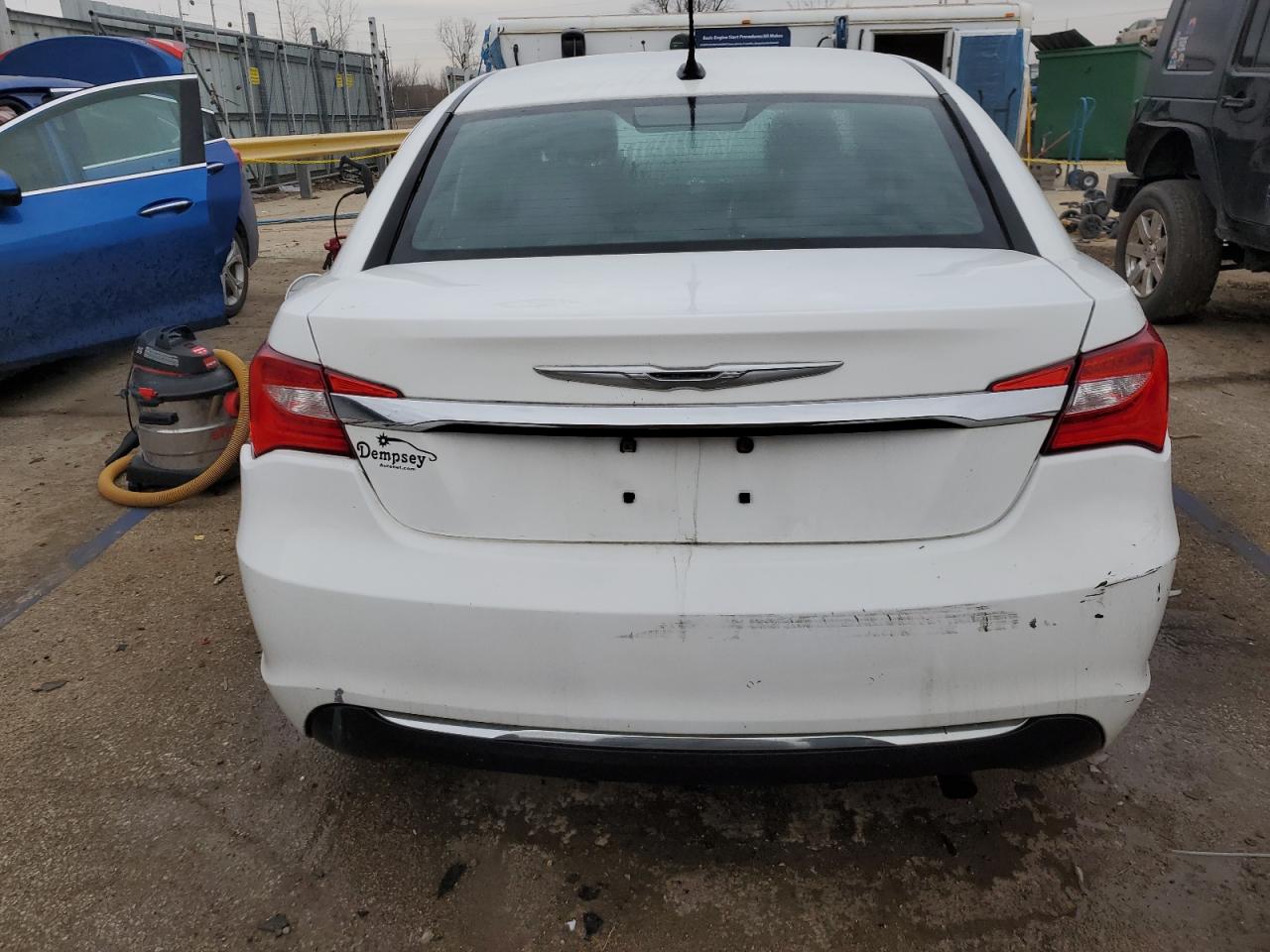 2012 Chrysler 200 VIN 1C3CCBAB5CN200142 Copart auction photo, side / rear end damage thumbnail 6