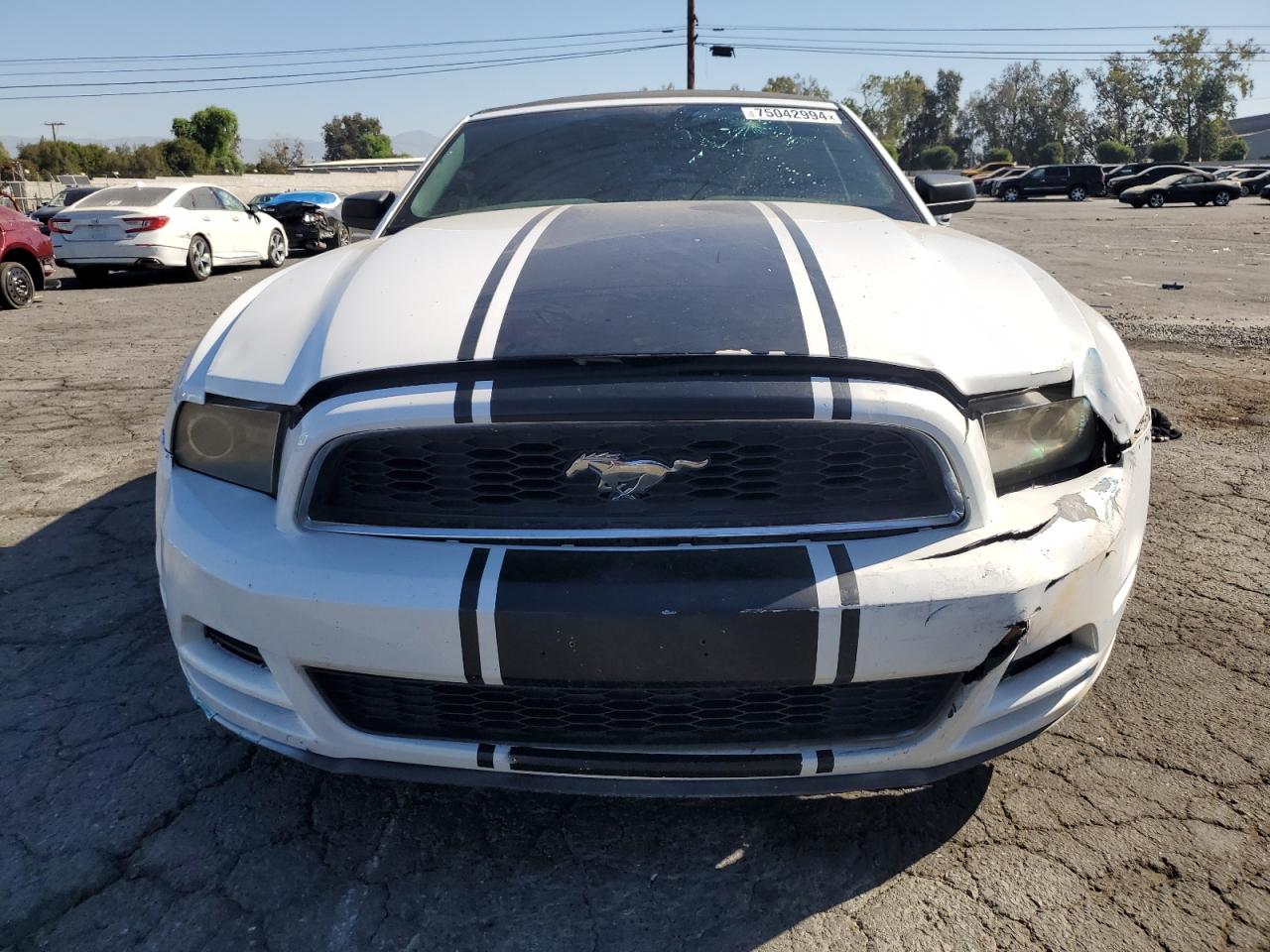 2014 Ford Mustang VIN 1ZVBP8EM1E5302385 Copart auction photo, front end damage thumbnail 5
