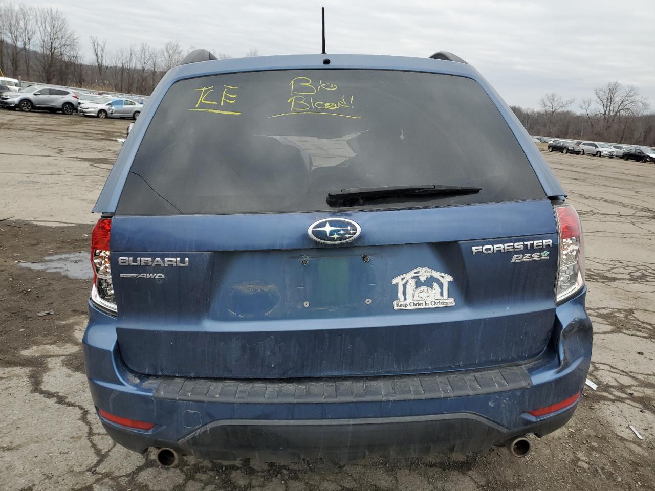 2010 Subaru Forester VIN JF2SH6CCXAH722753 Copart auction photo, all over / missing/altered vin damage thumbnail 6