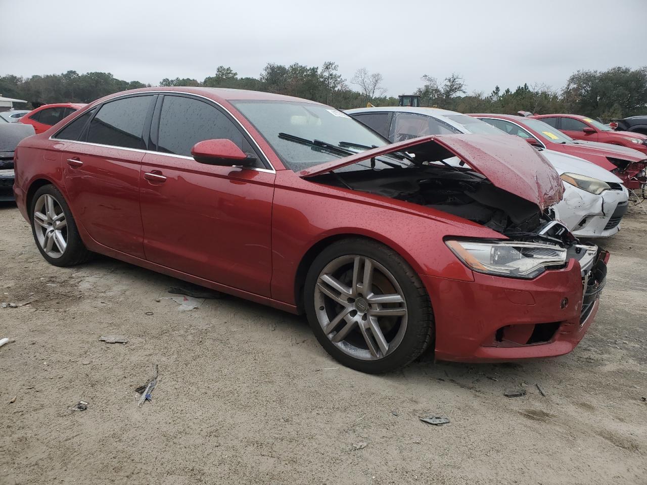 2015 Audi A6 VIN WAUDFAFC5FN028585 Copart auction photo, front end / minor dent/scratches damage thumbnail 4
