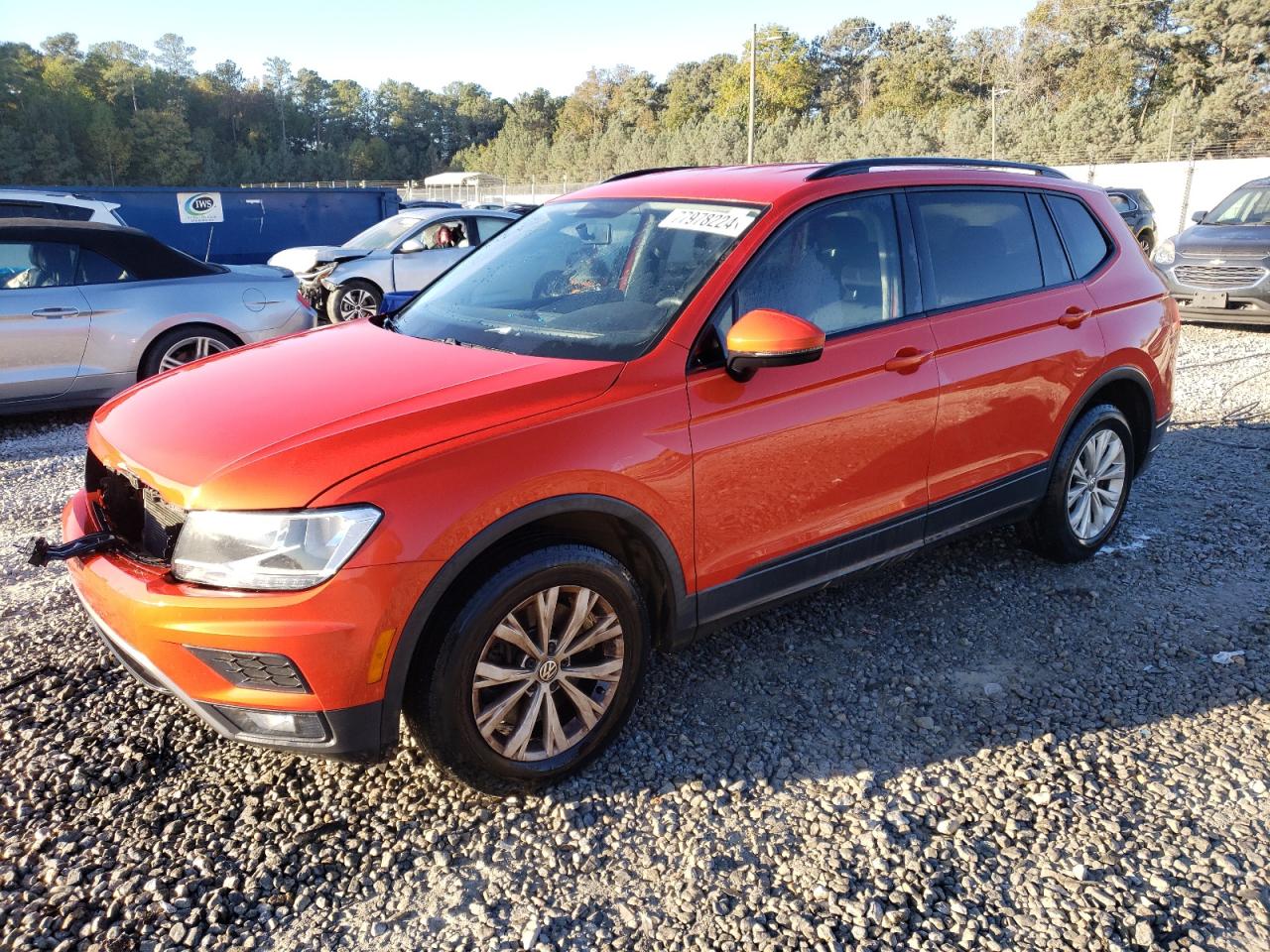 2018 Volkswagen Tiguan VIN 3VV1B7AX7JM029207 - Copart auction photo