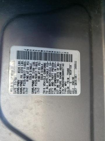 2011 Nissan Rogue VIN JN8AS5MV3BW667148 Copart auction photo, rear end / front end damage thumbnail 14
