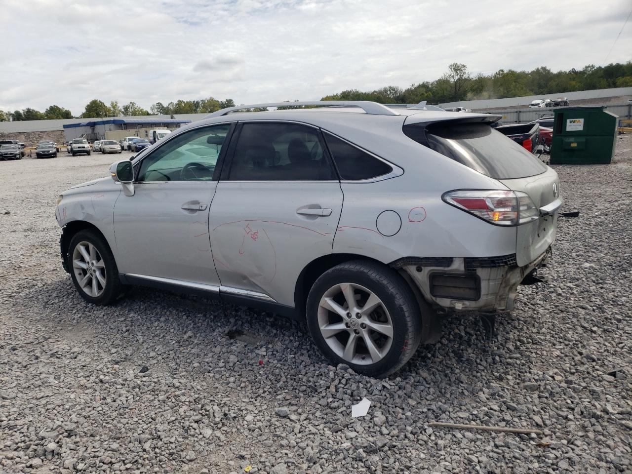 2010 Lexus RX VIN 2T2ZK1BA8AC009805 Copart auction photo, front end / rear end damage thumbnail 2