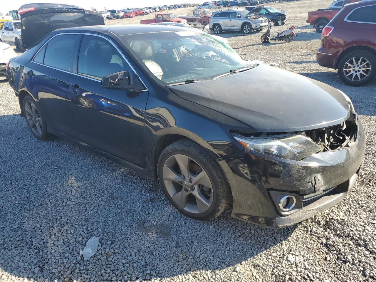 2014 Toyota Camry VIN 4T1BK1FKXEU550853 Copart auction photo, side / rollover damage thumbnail 4