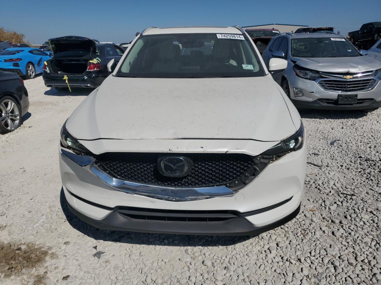 2018 Mazda CX-5 VIN JM3KFADMXJ1377674 Copart auction photo, rear end damage thumbnail 5