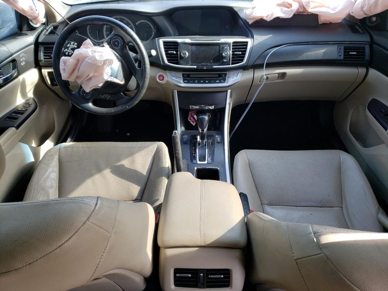 2013 Honda Accord VIN 1HGCR3F80DA009090 Copart auction photo, all over damage thumbnail 8