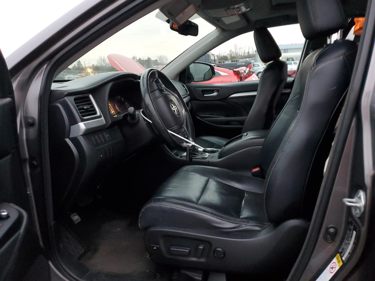 2014 Toyota Highlander VIN 5TDJKRFH6ES062622 Copart auction photo, front end / side damage thumbnail 7