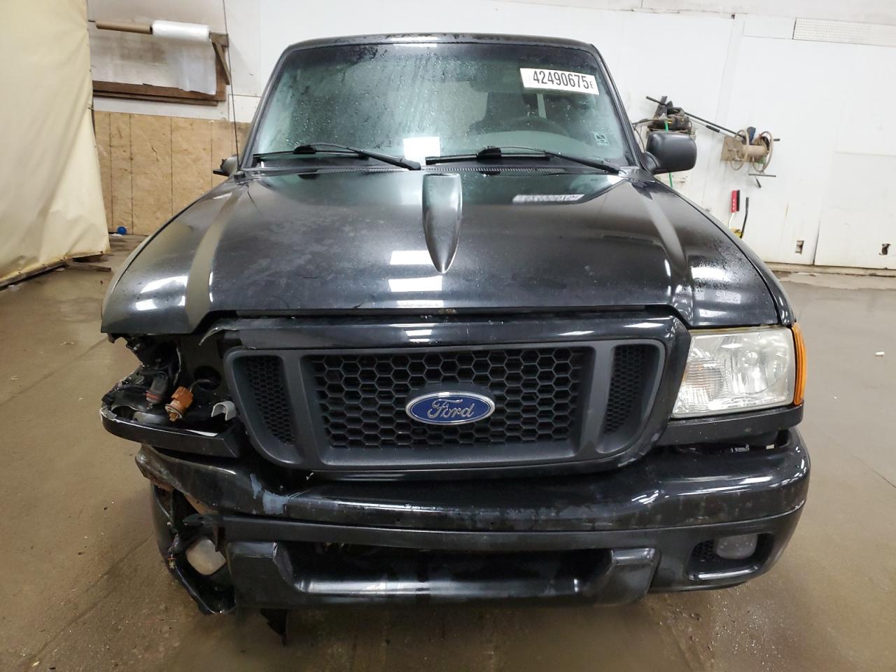 2005 Ford Ranger VIN 1FTYR14UX5PB10225 Copart auction photo, rear end / front end damage thumbnail 5