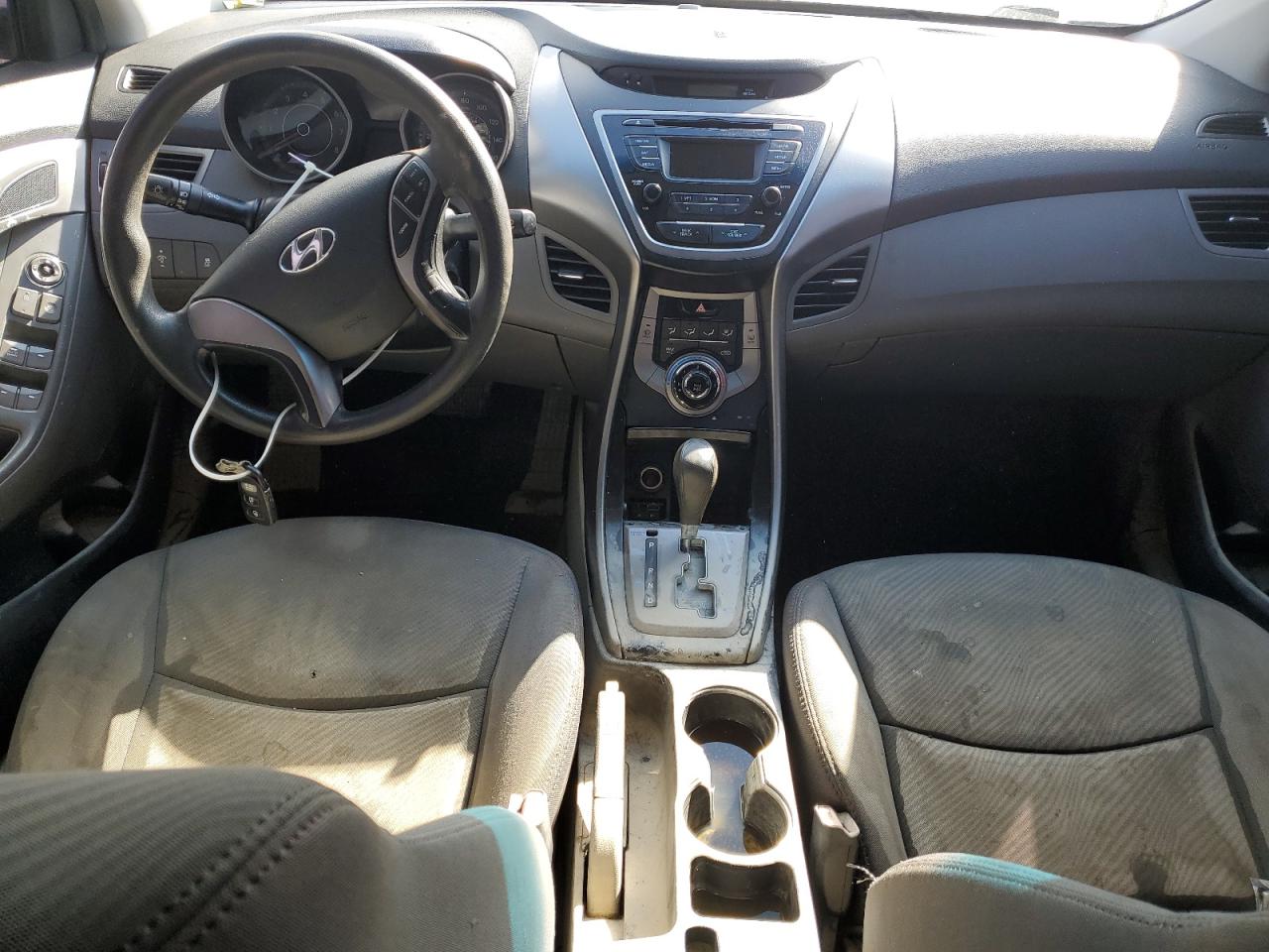 2013 Hyundai Elantra VIN 5NPDH4AE2DH266494 Copart auction photo, water/flood damage thumbnail 8