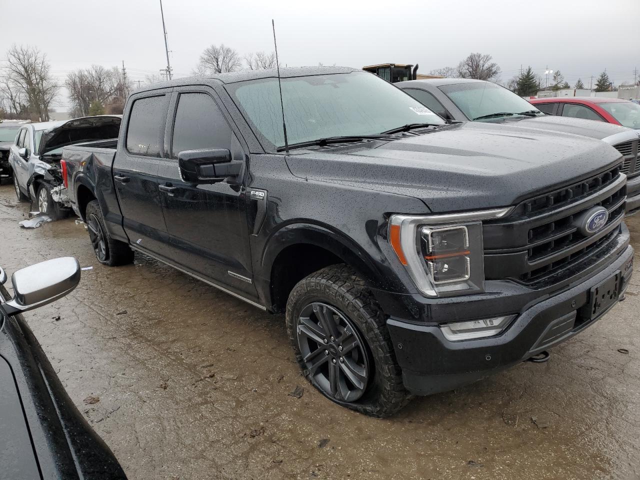 2023 Ford F-150 VIN 1FTFW1ED0PFB45556 Copart auction photo, side / all over damage thumbnail 4