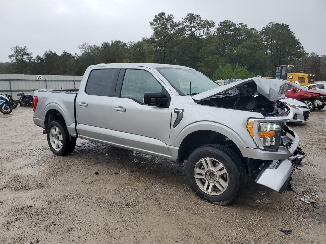 2021 Ford F-150 VIN 1FTEW1C80MKE52116 Copart auction photo, front end damage thumbnail 4