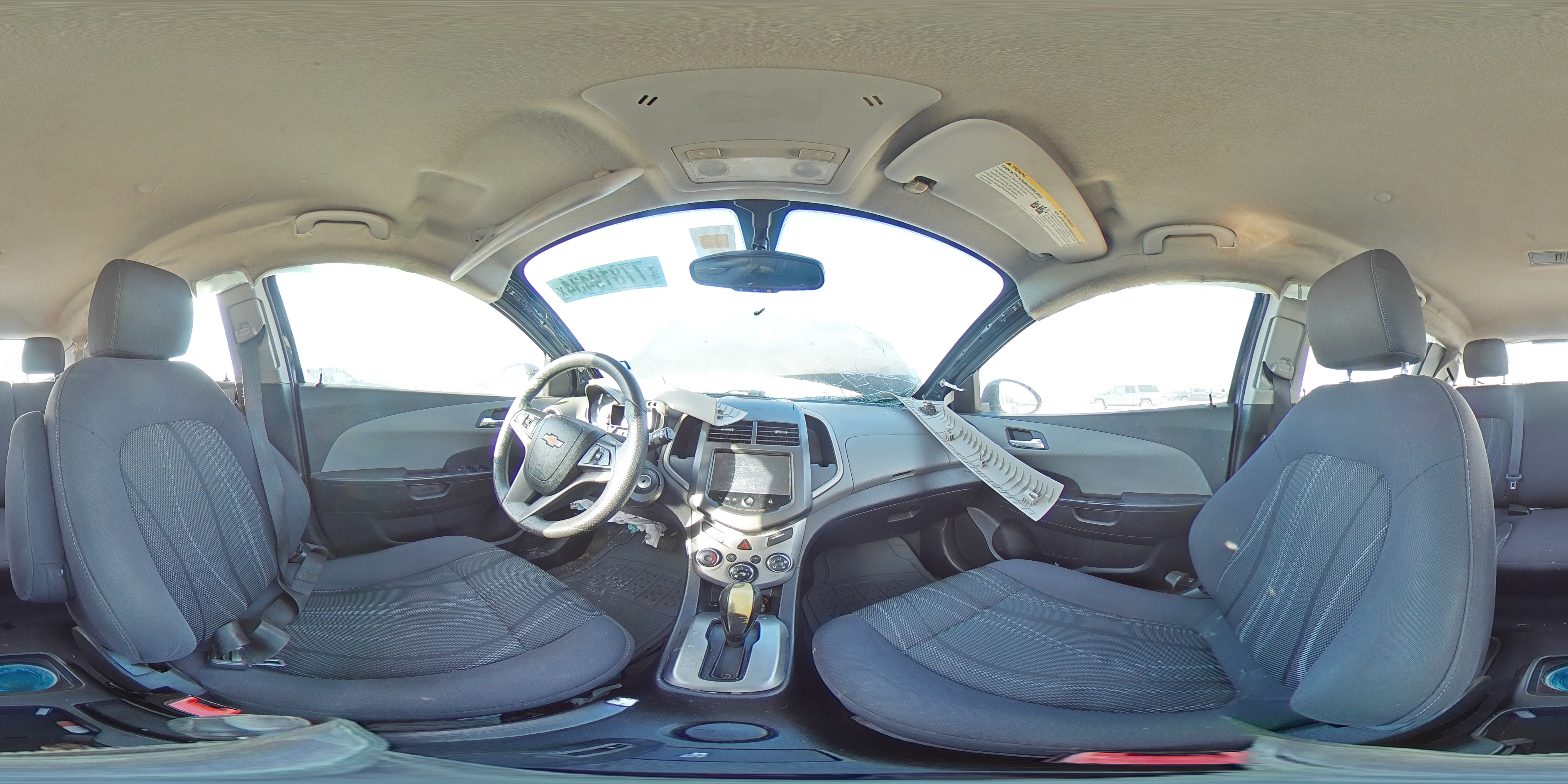 2014 Chevrolet Sonic VIN 1G1JC6SB5E4207747 Copart auction photo, all over damage thumbnail 14