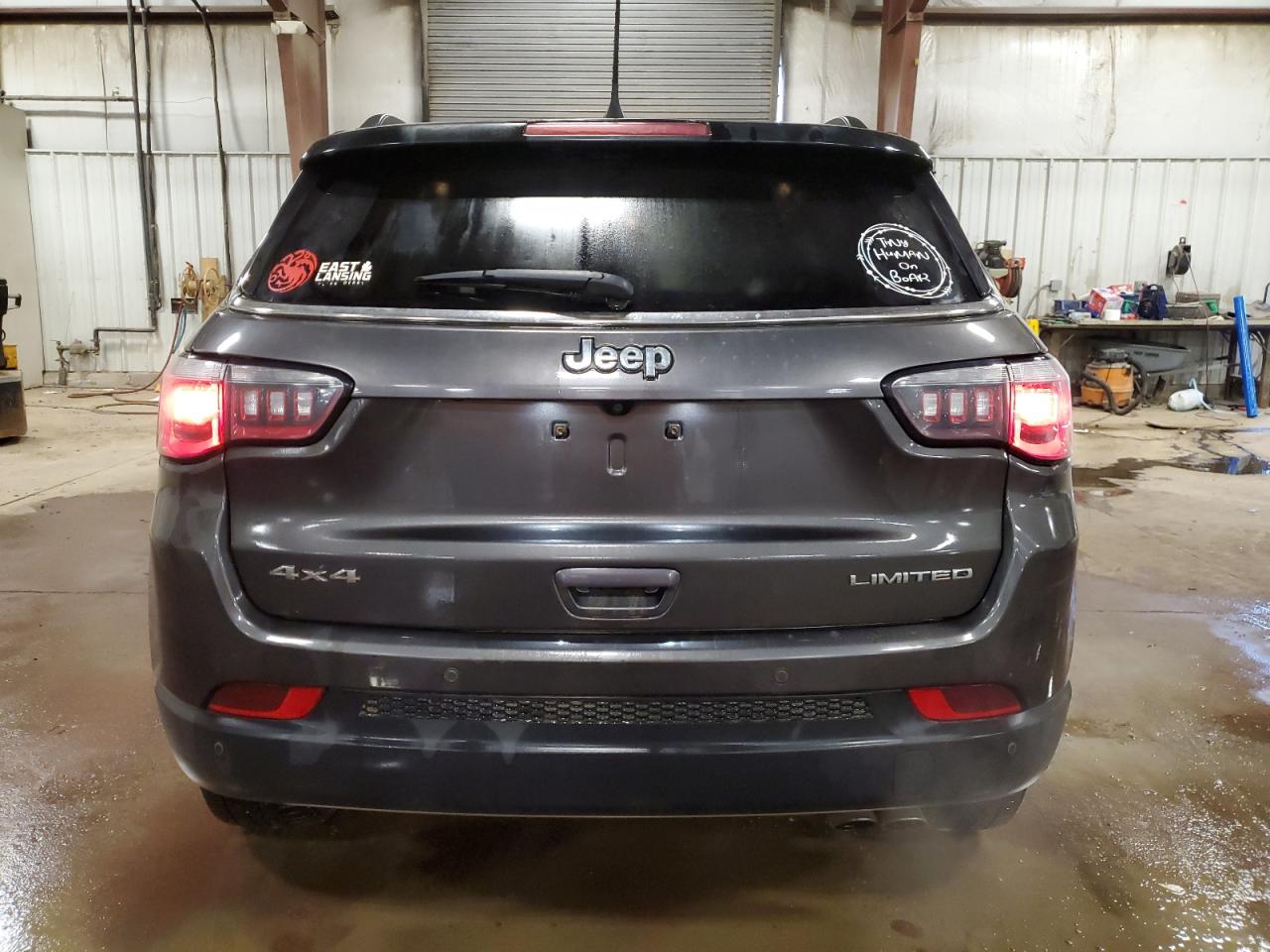 2019 Jeep Compass VIN 3C4NJDCB7KT622916 Copart auction photo, front end / side damage thumbnail 6