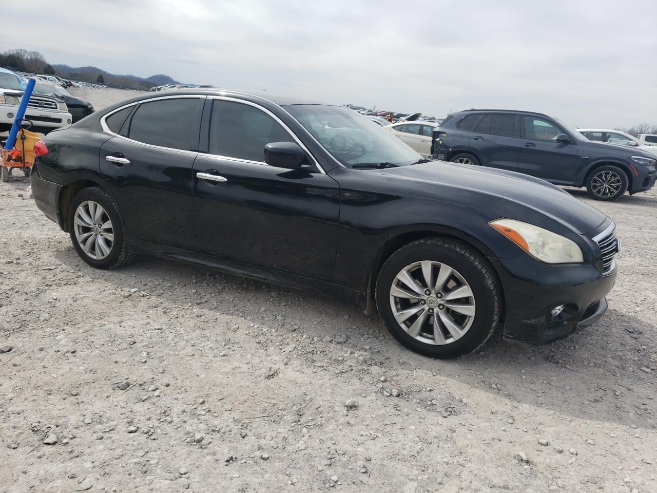 2011 Infiniti M VIN JN1BY1AR2BM374273 Copart auction photo, rear end damage thumbnail 4