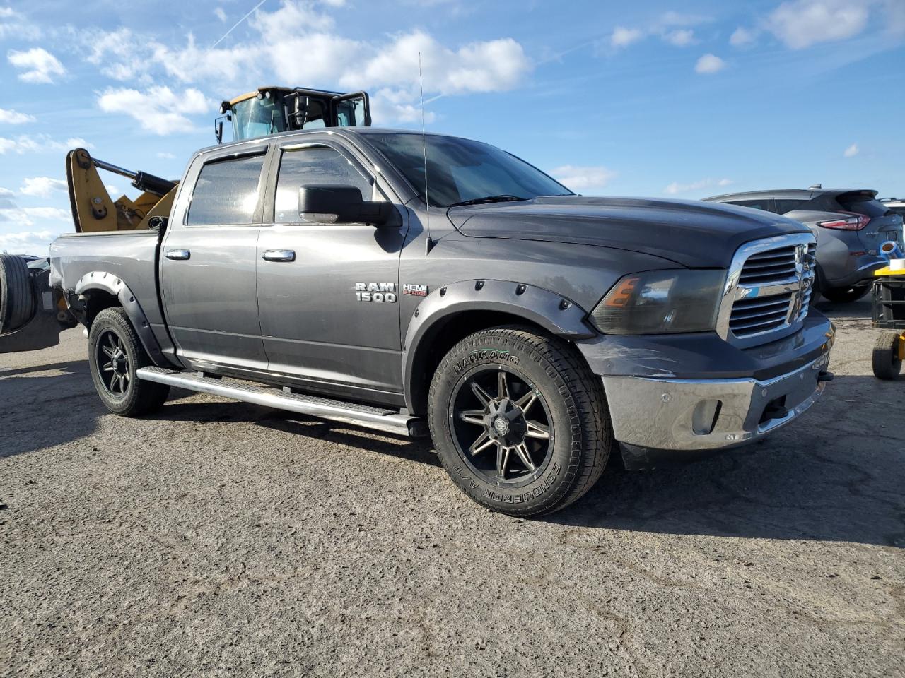 2016 RAM 1500 VIN 1C6RR7LT8GS318319 Copart auction photo, rear end / side damage thumbnail 4