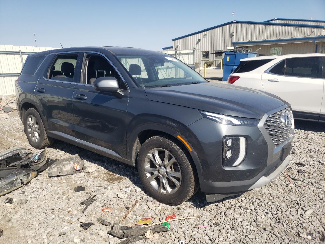 2021 Hyundai Palisade VIN KM8R14HEXMU281987 Copart auction photo, rear end damage thumbnail 4